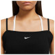 Nike Γυναικεία αμάνικη μπλούζα Sportswear Essential Rib Crop Top